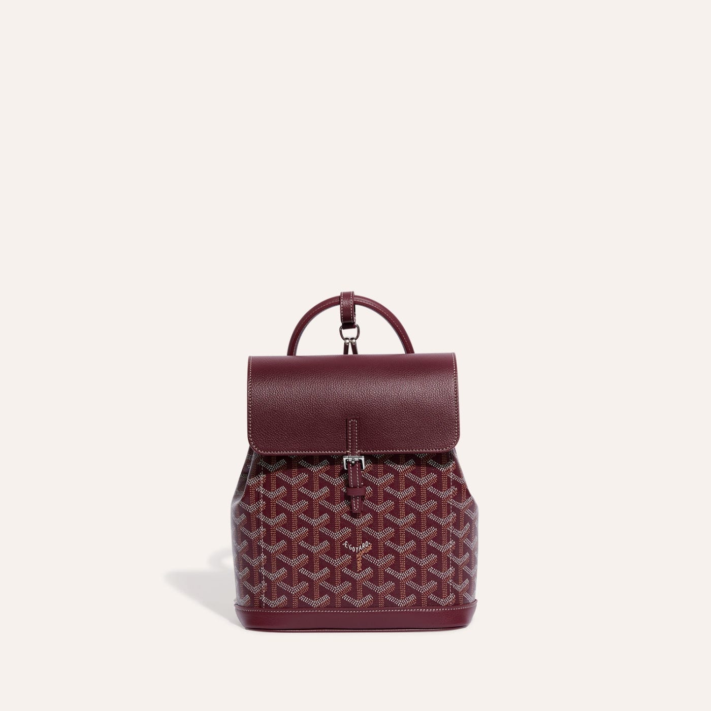 Goyard Alpin Mini Backpack Burgundy - Image 2